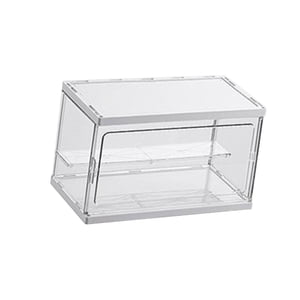 Magideal - Vitrina De Juguete Modelo Transparente, Vitrina, Soporte, Gabinete, Organizador, A Prueba De Polvo Para Figuras De Acción, Vehículos De Juguete, Jugue Pequeño 1 Nivel