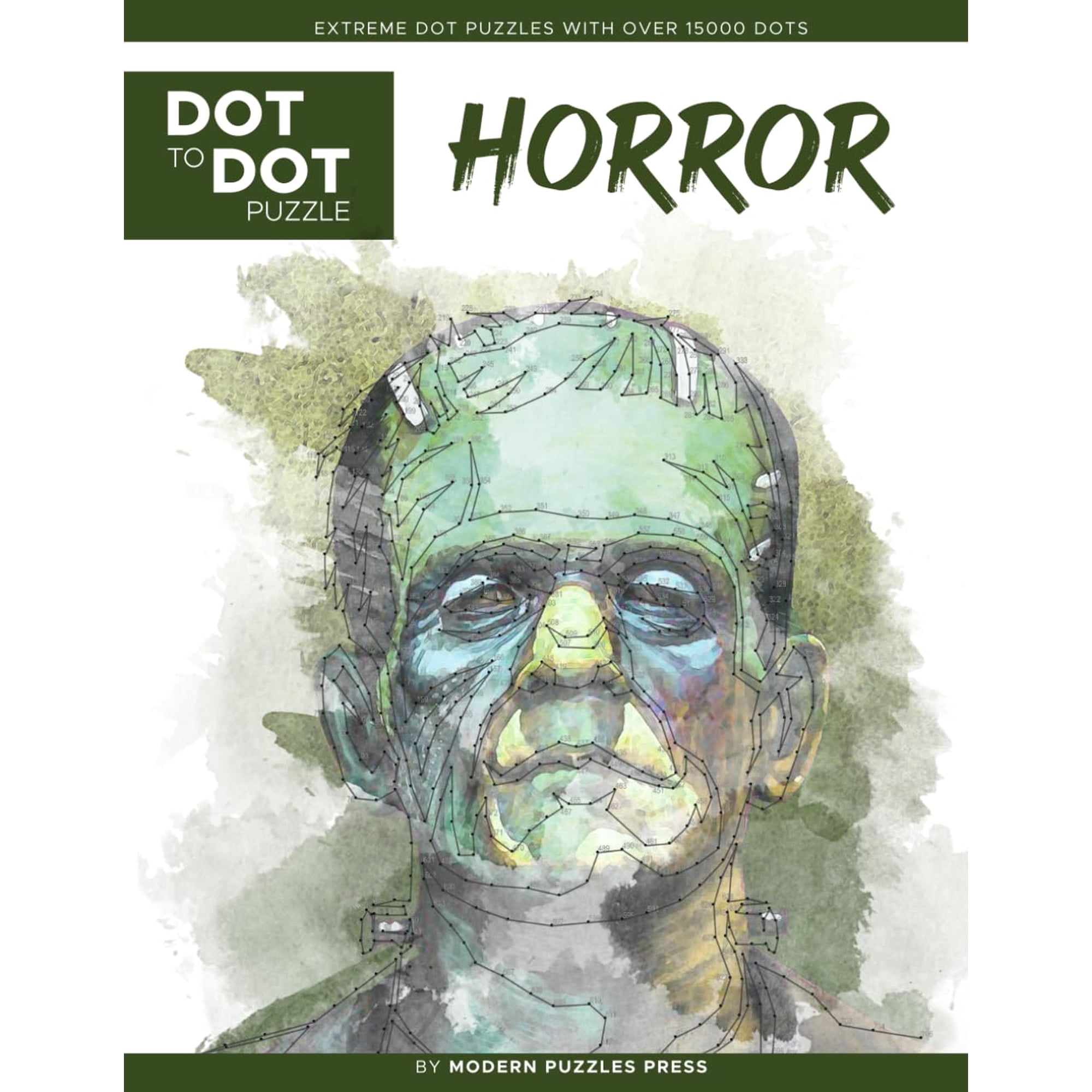 Libro De Rompecabezas Majosta Horror Extreme Dot To Dot 15.000 Puntos