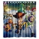 thumbnail image 1 of Cortina de ducha de Toy Story, juego de cortina de baño con ganchos, tamaño 66 x 72 pulgadas, 1 of 3