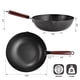 thumbnail image 4 of Wok Leidawn de acero al carbono 12.8 con tapa, juego de 11 piezas, 4 of 7