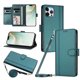 thumbnail image 1 of Funda Cartera para iPhone 12 Pro Max con Bolsillo para Billetes, Verde Oscuro, 1 of 6