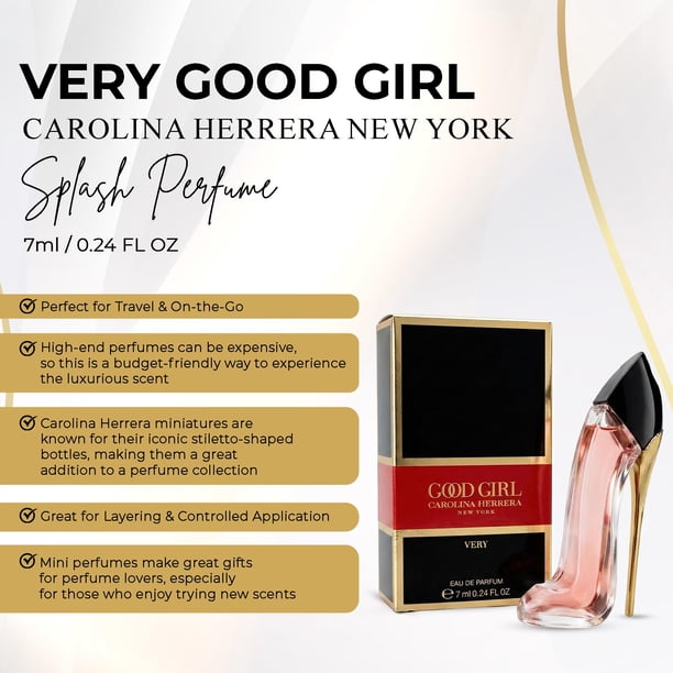 Perfume Carolina Herrera Very Good Girl EDP 7 mL Tamaño de Viaje