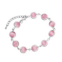 Ioensy - Pulsera Del Día De San Valentín Pulsera Con Dijes Pulsera De Eslabones Para Esposa Niñas Hija
