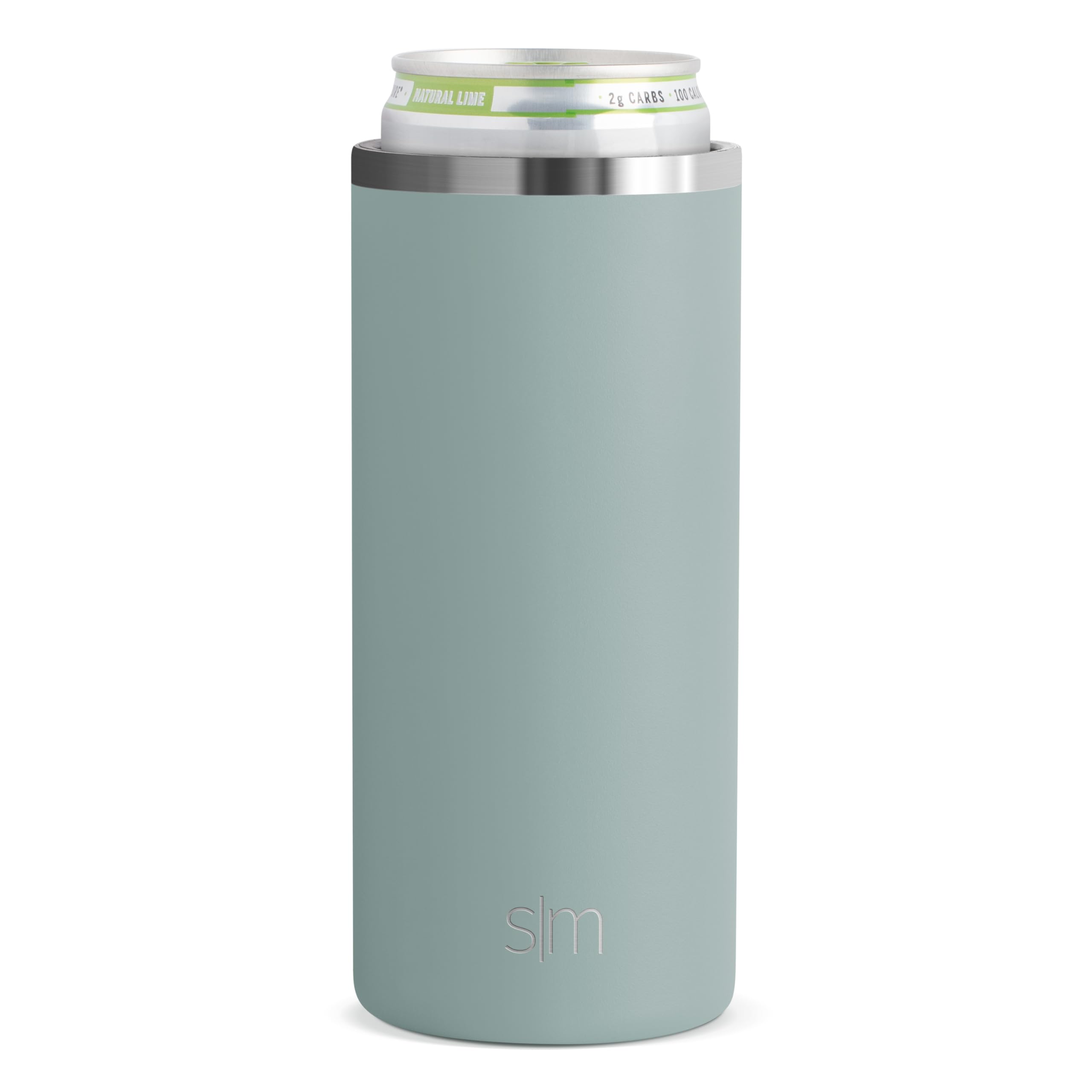 Can Cooler Simple Modern Ranger Collection Slim, 355 Ml, Cristal Marino, Salvia