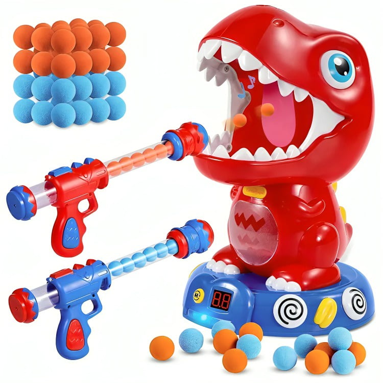 Genérico - Juguete De Dinosaurio Pistolas Lanza Pelotas