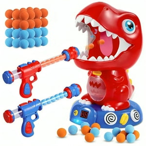 Genérico - Juguete De Dinosaurio Pistolas Lanza Pelotas