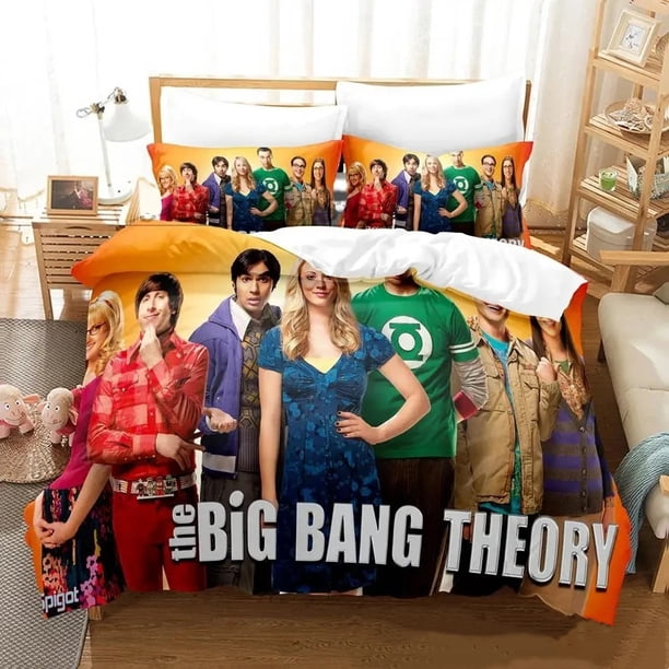 Big Bang Theory Bedding Set Boys Girls Duvet Cover Pillowcase Bed boys Adult Home Textileextile