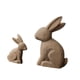 thumbnail image 5 of 2 Estatuas De Conejo De Pascua, Artesanías, Regalo, Adorno De Madera Para Pasillo, Escritorio, Interior, 5 of 5