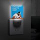 thumbnail image 4 of Space Ghost: Costa a Costa Luz nocturna LED con sensor de anochecer a amanecer para dormitorio, baño, pasillo, escaleras - Lámpara LED nocturna de enchufe, 0.5W - 1 pieza, 4 of 6