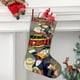 thumbnail image 2 of Conde Duckula Tema: Calcetines de Navidad, fino lino blanco para colgar en escaleras y chimenea, decoración navideña para el hogar, regalo de Navidad.54cm×38cm, 2 of 5