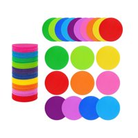 Magideal - Marcadores De Puntos Para Alfombras, Círculos Para Suelo, Redondos, 10 Cm, Paquete De 100, Pegatinas Personalizadas Para Alfombras, Para Juegos, Áreas