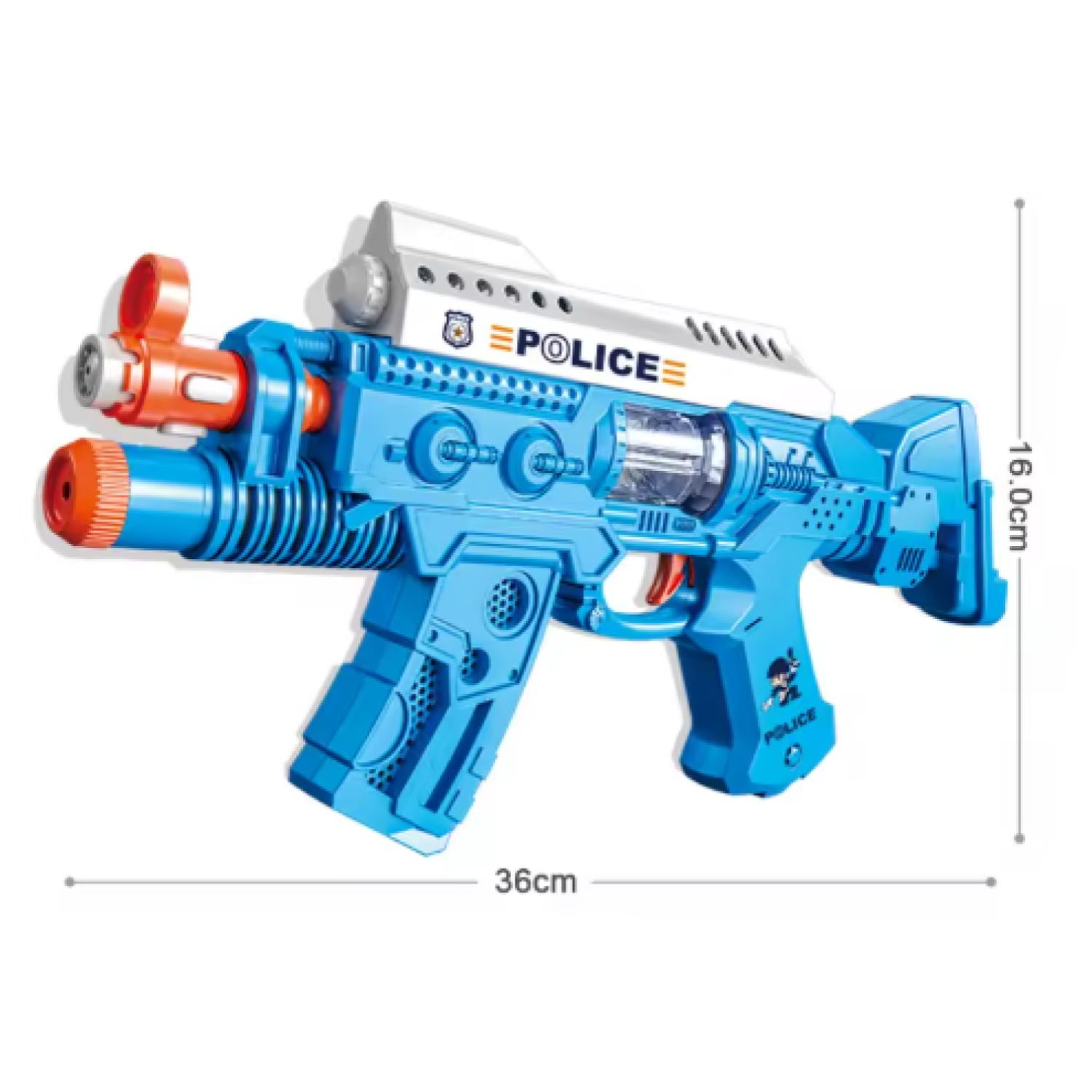 Total E-commerce - Juguete Set De Policia Luces Y Sonidos 3 En 1 Infantil