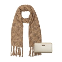 Kubayoff - Kenneth Cole - Pack Bufanda Camel + Billetera Calixta Gold