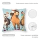 thumbnail image 5 of Spirit: Corre Libre Fundas de almohada de terciopelo con tema, regalos de funda de almohada, decoración para el hogar, cojín de lanzar, regalo de cumpleaños para fans y parejas. 50cm x 50cm., 5 of 6