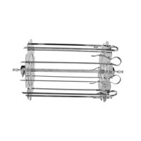 Magideal - Accesorio Para Parrilla De Jaula Para Brochetas De Asador, Juego De Brochetas De Kebab Para Asador De Picnic Universal Para Alitas De Pollo, Filete De