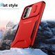thumbnail image 2 of Funda Resistente para Samsung Galaxy A36 con Tapa Deslizante y Protección Militar Rojo, 2 of 6