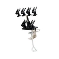 Magideal - Soporte Para Aerógrafo, Accesorios Para Aerógrafo, Soporte De Fijación Resistente, Soporte Portátil, Estación Para Aerógrafo Con Capacidad Para 6 Aeró