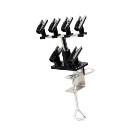 Magideal - Soporte Para Aerógrafo, Accesorios Para Aerógrafo, Soporte De Fijación Resistente, Soporte Portátil, Estación Para Aerógrafo Con Capacidad Para 6 Aeró