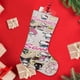 thumbnail image 4 of Sanrio Tema: Calcetines de Navidad, fino lino blanco para colgar en escaleras y chimenea, decoración navideña para el hogar, regalo de Navidad. 45cm × 32cm, 4 of 5