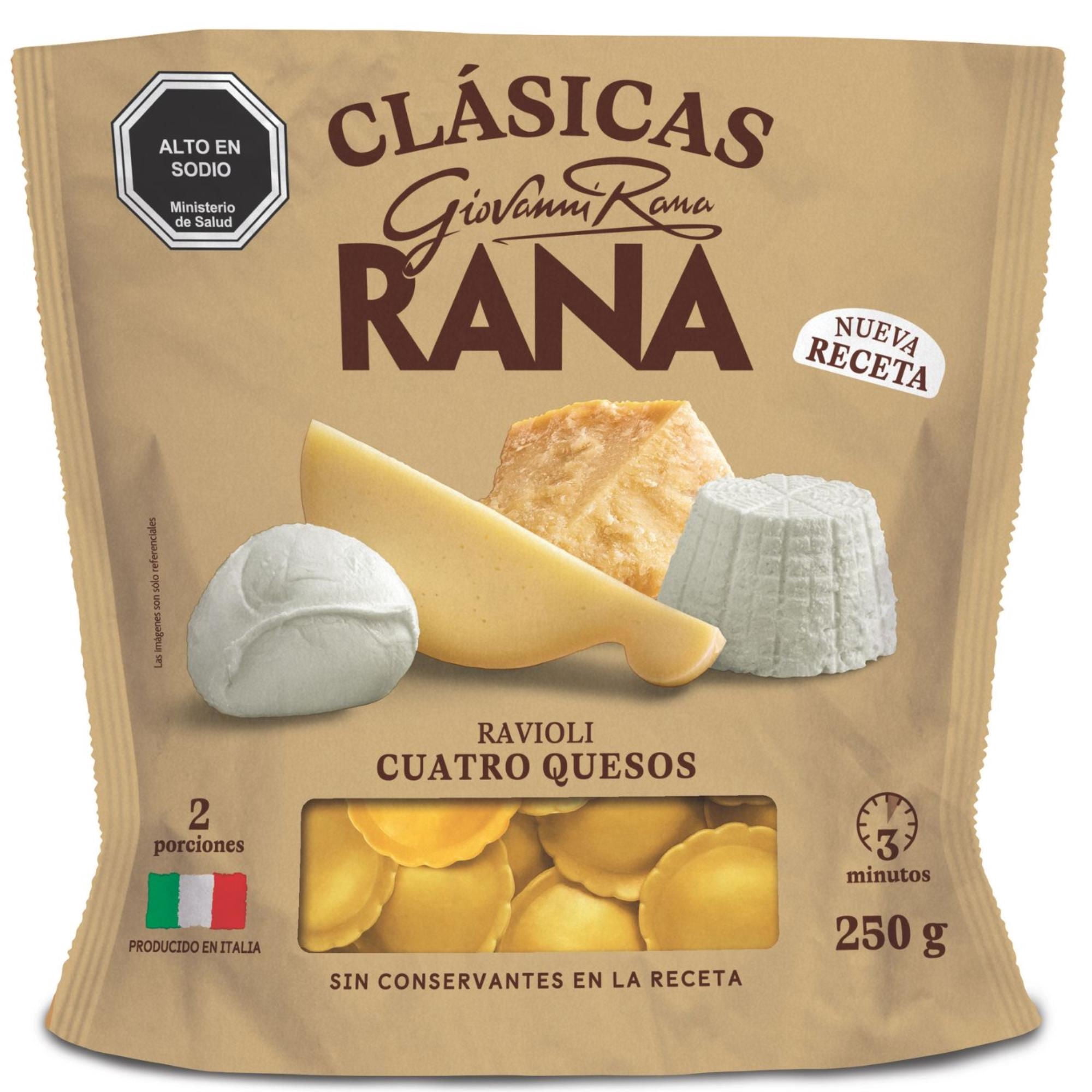 Ravioli 4 Quesos 250 g Rana