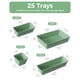 thumbnail image 2 of Set de Organizador de Cajones de Plástico Caddy BiuLeon 25 piezas Verde, 2 of 7