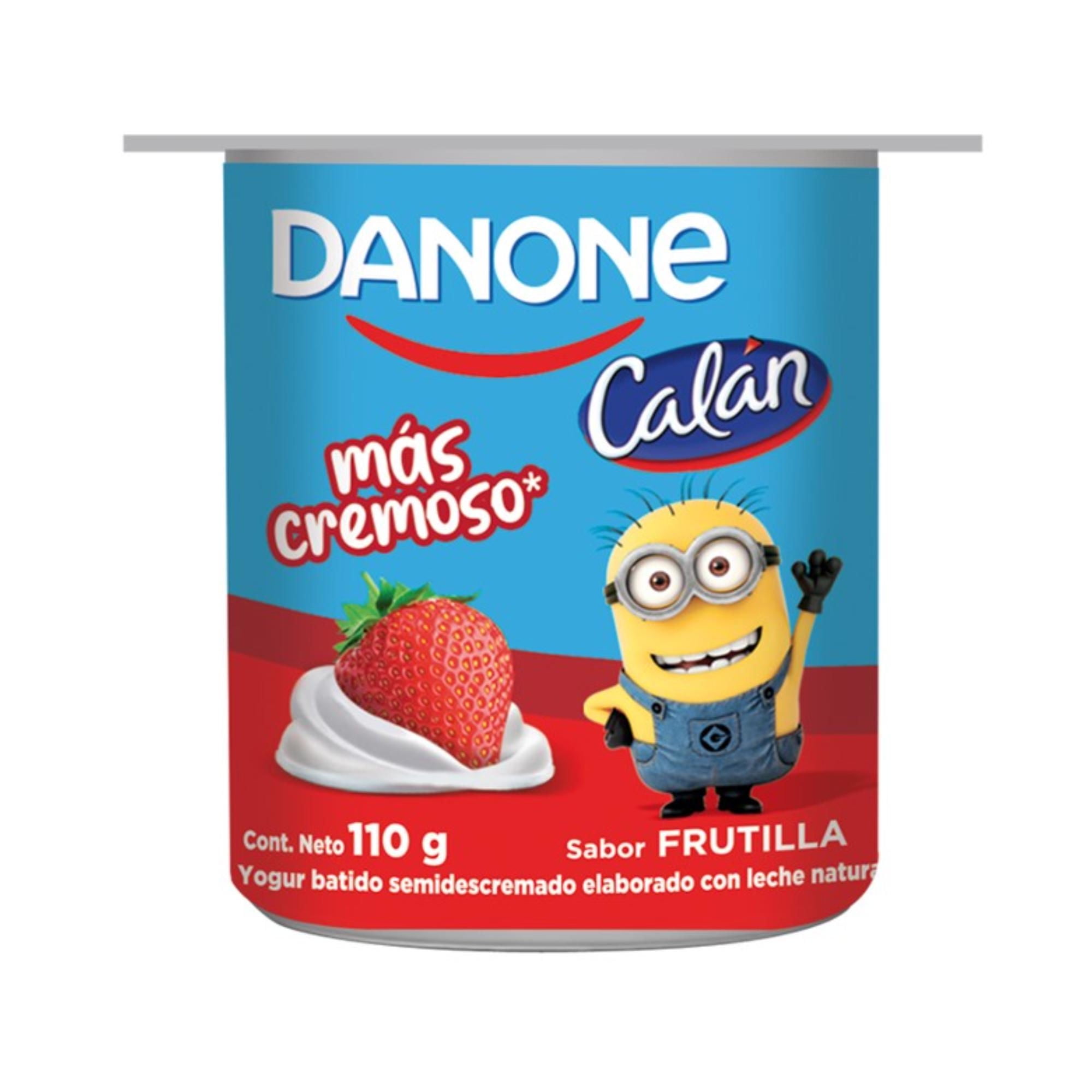 Yoghurt Batido Sabor Frutilla Pote 110 g Calán