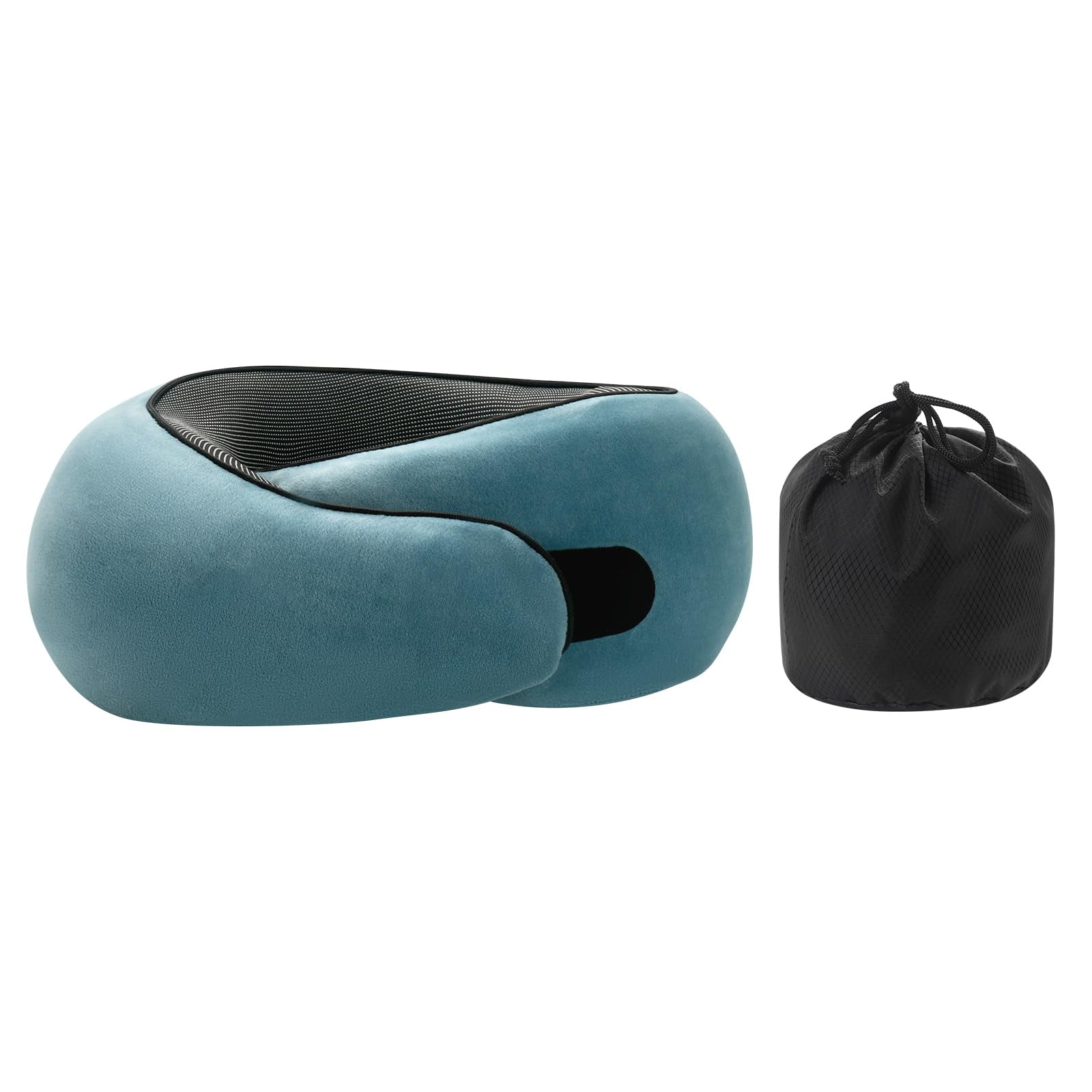 Genérico - Almohada Viscoelástica De Espuma Viscoelástica 2024 Para Soporte Cervical De Aviones