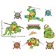 thumbnail image 5 of Adhesivos de pared WALL PALZ Teenage Mutant Ninja Turtles x10, 5 of 7