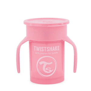 Vaso 360 Twistshake - Rosado Pastel