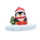 thumbnail image 4 of Figura de pingüino de resina, escultura artística artesanal, estatua de pingüino en miniatura para jardín, decoración de estanque para balcón, piscina Regalo de apertura, 4 of 5