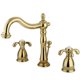 thumbnail image 1 of Grifo para lavabo Kingston Brass French Country, latón pulido, 1 of 1