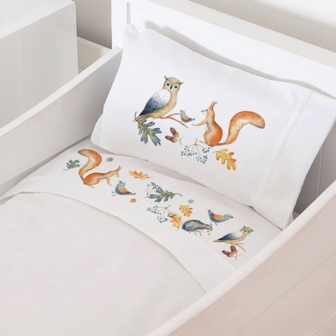 Tuyo Print - Juego De Sábanas Moisés - Colecho Forest