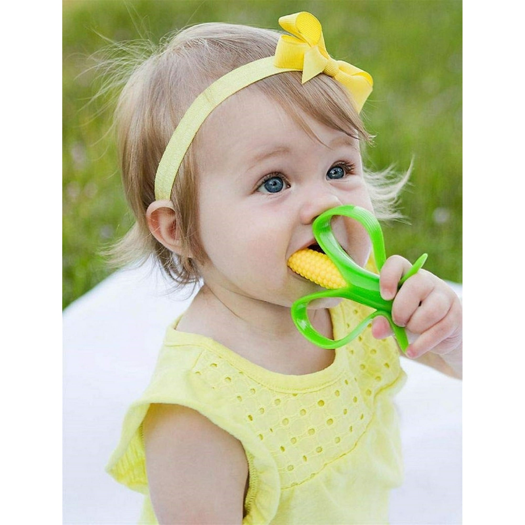 Genérico - Set 6 Mordedores Silicona Cepillo Dientes Encias Bebes Lau