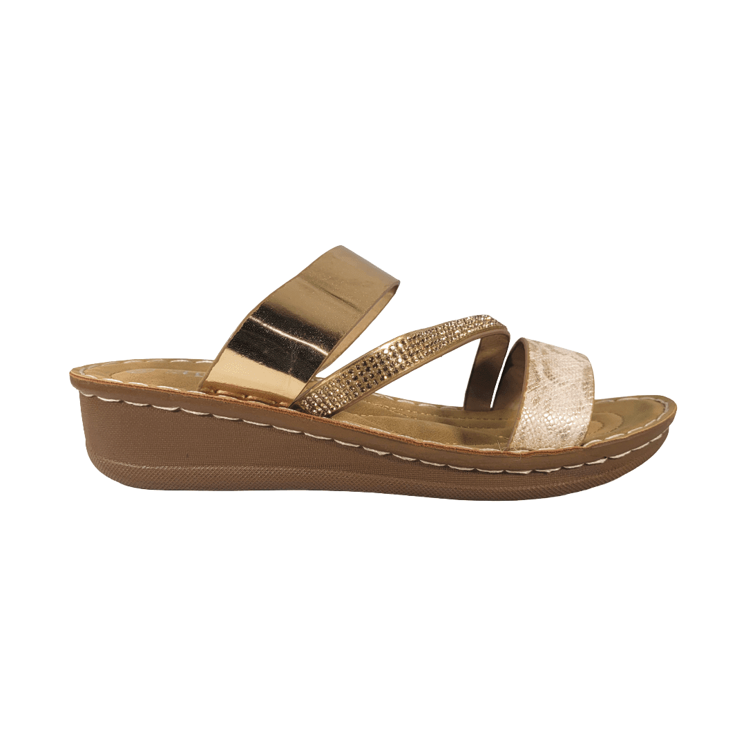 Sandalias Aguxi Champagne Mujer | 6307 - Talla 38