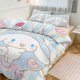 thumbnail image 1 of Cartoon Cinnamoroll 3-Piece Bed Set Warm And Comfortable Kawaii Bedding Set Cute Soft Microfiber Bedclothes for Boys Girls Kids, 1 of 5