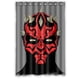 thumbnail image 1 of Cortina de ducha de Darth Maul Wars, juego de cortinas de baño con ganchos, tamaño 48 x 72 pulgadas, 1 of 3