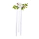 thumbnail image 1 of Decoración De Sillas Con Arreglos Florales Para Bancos De Pasillo, Para Festivales, Conciertos, Color Blanco, 1 of 3