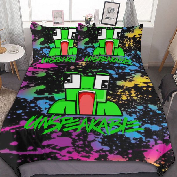 Unspeakable Girl Duvet Cover Set Soft Comfortable Bedding Sets 3 Pieces Ultra Soft Skin-Friendly Comforter Cover Set