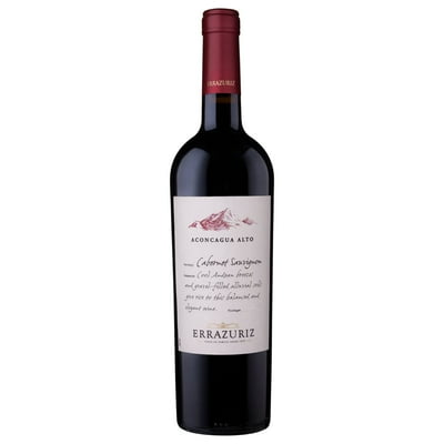 Vino Tinto Cabernet Sauvignon 12° Botella 750 Ml Errazuriz