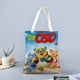 thumbnail image 2 of Special Agent Oso Bolso de tela con estampado de lienzo para mujer, bolsa de compras reutilizable y estética, con cremallera interior, regalo para mujer,40*40cm., 2 of 6