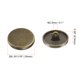 thumbnail image 2 of Uxcell 10pcs 28L Botones de Costura Redondos Planos de Metal 18mm Aleación de Vástago Botón de Repuesto para Traje de Hombre Mujer Abrigo de Lana Camisa Pantalones Artesanías de Costura, Bronce, 2 of 7