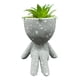thumbnail image 2 of Macetero De Ceramica Planta Artificial Moderno gris, 2 of 3