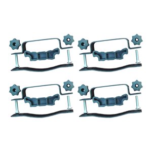 Ioensy - Abrazadera Para Perno De Caja De Techo, Accesorio Fácil De Instalar, Conector Para Portaequipajes De Techo De Coche, 4 Piezas