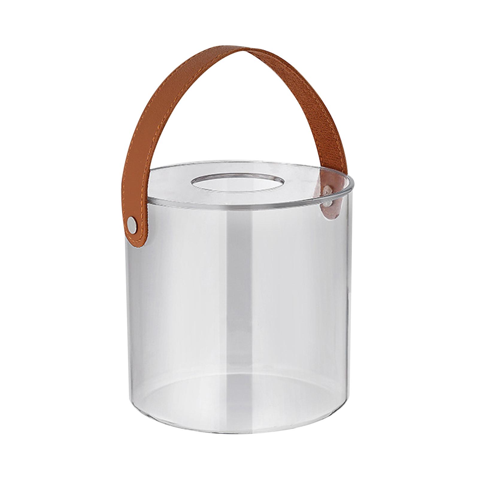 Bothyi - Contenedor Dispensador De Toallas De Papel Moderno Para El Hogar, Para Baño, Escritorio De Oficina, Transparente