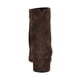 thumbnail image 4 of Bootie Nine West Maribu para mujer, gamuza marrón oscuro, 10US/41EU, 4 of 7