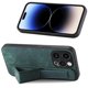thumbnail image 1 of Funda Protectora con Correa para iPhone 14 Pro Resistente a Golpes Verde, 1 of 6