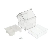 Ioensy - Comedero Y Bebedero Para Pájaros, Portátil, Colgante, Para Loros Y Periquitos.