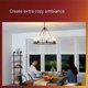 thumbnail image 4 of Bombilla LED Philips, 40 W, A19, diseño vintage Edison Spiral, paquete de 1 unidad, 4 of 7