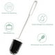 thumbnail image 3 of Escobilla de baño de silicona, soporte de silicona descontaminante resistente con mango extendido, ideal para esquinas y espacios pequeños entre el inodoro y la pared., 3 of 5