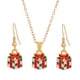 thumbnail image 2 of Conjunto De Collar Y Aretes Navideños, Joyería Navideña Para Caja De Regalo Festiva De San Valentín, 2 of 5